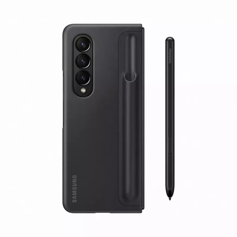 Mobilā tālruņa maciņš-apvalks Samsung EF-OF93PCBEGWW Galaxy Z Fold4, melns, galda statīvs