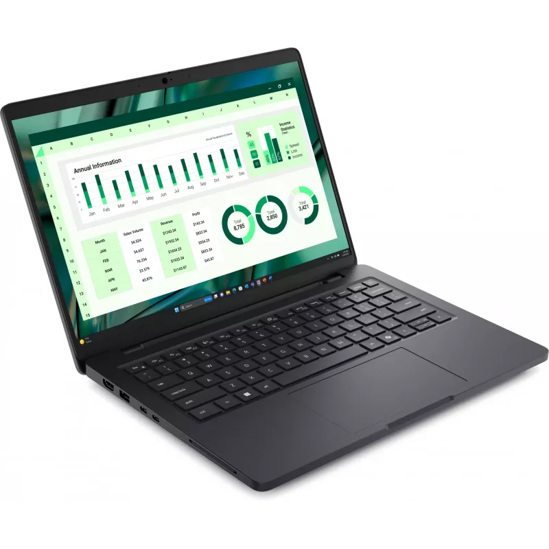 DELL Pro Max 14 MC14250 Intel Core Ultra 7 265H Mobilā darbstacija 35,6 cm (14 collas) Full HD+ 32 GB LPDDR5x-SDRAM 1 TB SSD NVIDIA RTX PRO 500 Melnswell Wi-Fi 7 (802.11be) Windows 11 Pro Vācu Melns