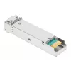 Intellinet Gigabit Fiber WDM Bi-Directional SFP optiskais raiduztvērēja modulis 1000Base-BX-D (LC) vienmoda ports, 120 km (75 jūdzes), BiDi WDM (RX1490/TX1550), MSA saderīgs maksimālai savietojamībai, Sudraba