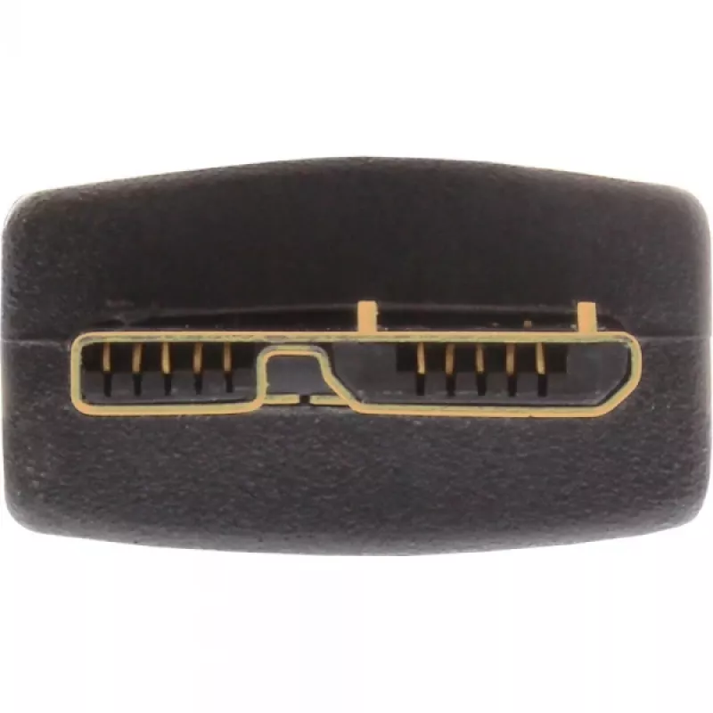 InLine USB 3.2 Gen.1 kabelis Type A vīr. / Micro B vīr., melns, 1,5m