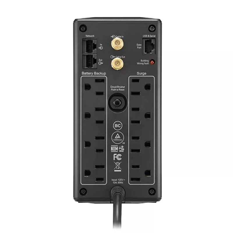 APC BX1000M nepārtrauktās barošanas avots (UPS) Line-Interactive 1 kVA 600 W 8 maiņstrāvas izejas
