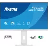27 collu IIYAMA ProLite XB2797QSU-W1 IPS Quad HD (2560x1440) LED monitors, 178° skata leņķis, USB 3.2 centrmezgls, skaļruņi, VESA, regulējams augstums, balts