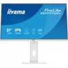 27 collu IIYAMA ProLite XB2797QSU-W1 IPS Quad HD (2560x1440) LED monitors, 178° skata leņķis, USB 3.2 centrmezgls, skaļruņi, VESA, regulējams augstums, balts