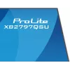 27 collu IIYAMA ProLite XB2797QSU-W1 IPS Quad HD (2560x1440) LED monitors, 178° skata leņķis, USB 3.2 centrmezgls, skaļruņi, VESA, regulējams augstums, balts