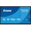Interaktīvais plakanais panelis IIYAMA TE9813A-B2AG 97.5 collas (2.48 m) 4K Ultra HD 500 cd/m² Wi‑Fi Android 24/7 Melns