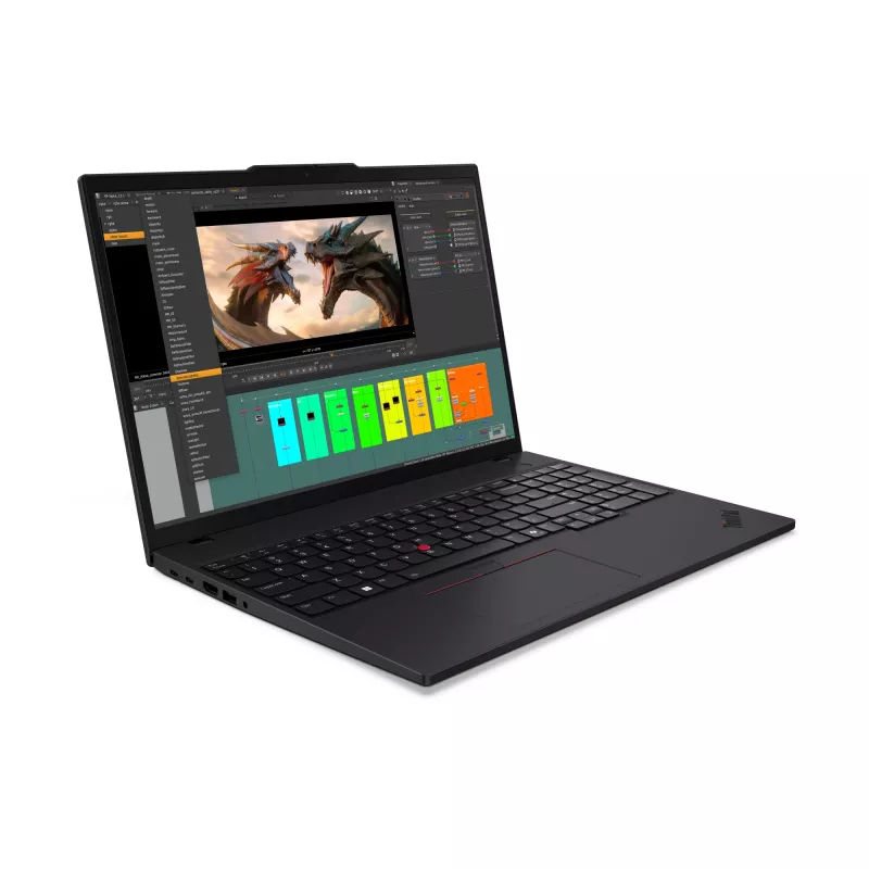 Lenovo ThinkPad P16s Gen 4 (AMD) Copilot+ PC AMD Ryzen AI 9 HX PRO 370 mobila darbstacija 40,6 cm (16 collas) WUXGA 96 GB DDR5-SDRAM 1 TB SSD Wi-Fi 7 (802.11be) Windows 11 Pro vācu melns