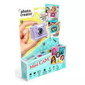 Momentfoto kamera Canal Toys CLK 063 — violeta, LCD 0,96 collas, MicroSD, USB