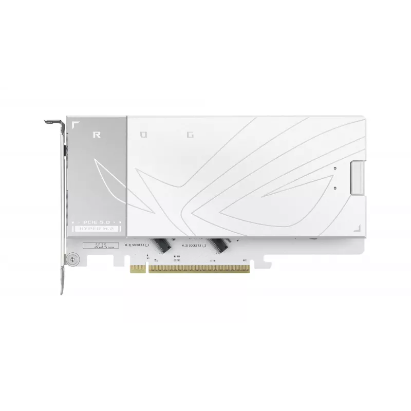 Mātesplate ASUS ROG CROSSHAIR X870E GLACIAL — AMD X870E, Socket AM5, E-ATX, DDR5, līdz 256 GB, Wi‑Fi 7, 10Gb Ethernet