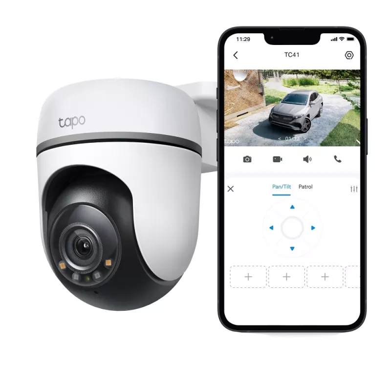 TP-Link Tapo TC41 V2 Sfēriska IP drošības kamera Iekštelpām un ārā 2304 x 1296 pikseļi Griesti/Siena/Stabs