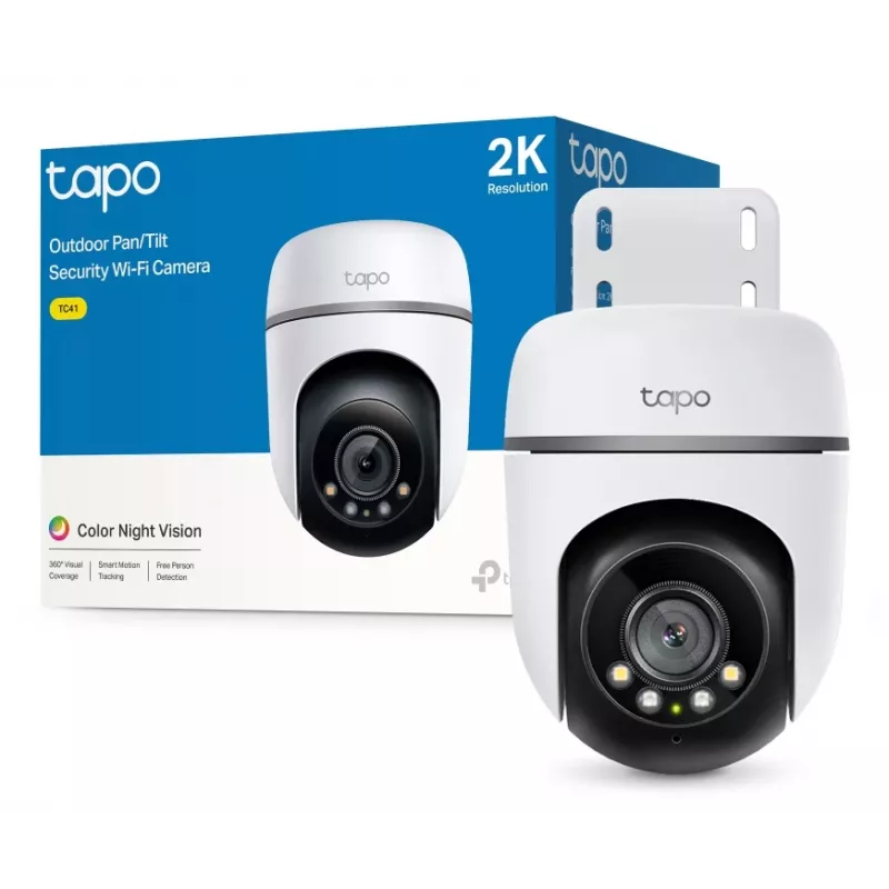 TP-Link Tapo TC41 V2 Sfēriska IP drošības kamera Iekštelpām un ārā 2304 x 1296 pikseļi Griesti/Siena/Stabs