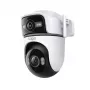 Kupolveida IP drošības kamera TP-Link Tapo TC47 — 2304×1296, 6 mm objektīvs, 360° horizontāli, iekštelpām/ārtelpām, griestu stiprinājums, vadu un Wi‑Fi