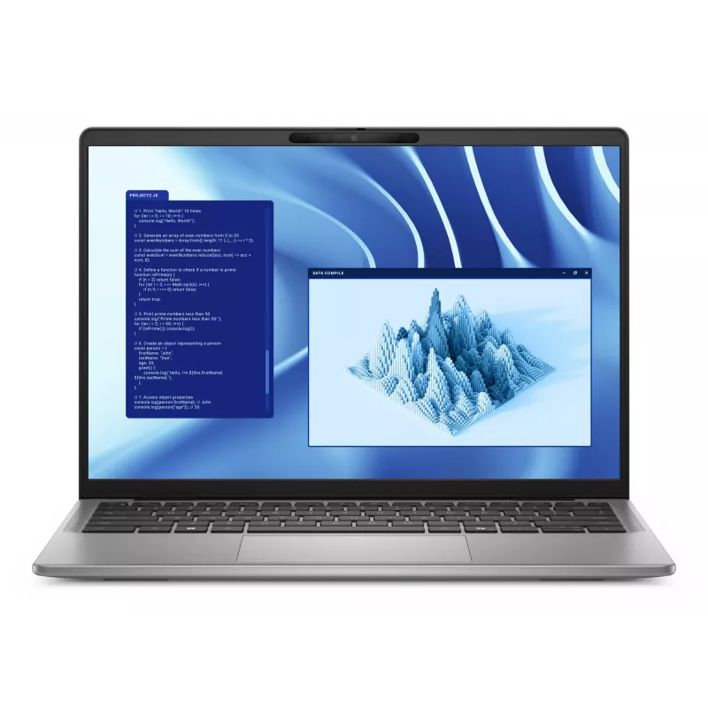 DELL Latitude 7455 Copilot+ PC Snapdragon X1P-64-100 klēpjdators 35,6 cm (14 collas) skārienjūtīgs Quad HD+ 16 GB LPDDR5x-SDRAM 512 GB SSD Wi-Fi 7 (802.11be) Windows 11 Pro vācu pelēks