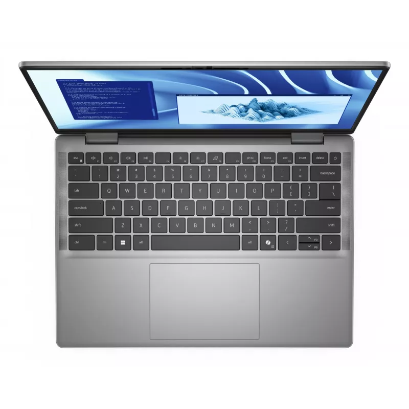 DELL Latitude 7455 Copilot+ PC Snapdragon X1P-64-100 klēpjdators 35,6 cm (14 collas) skārienjūtīgs Quad HD+ 16 GB LPDDR5x-SDRAM 512 GB SSD Wi-Fi 7 (802.11be) Windows 11 Pro vācu pelēks