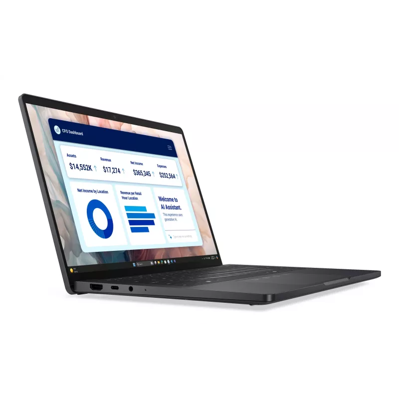 DELL Pro 13 Premium PA13250 Copilot+ PC Intel Core Ultra 7 268V klēpjdators 33,8 cm (13,3 collas) skārienekrāns Quad HD+ 32 GB LPDDR5x-SDRAM 512 GB SSD Wi-Fi 7 (802.11be) Windows 11 Pro vācu pelēks