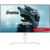 27 collu iiyama G-MASTER GB2771QSU-W1 monitors, 2560×1440 WQHD, Fast IPS, 2 ms, USB 3.2 centrmezgls, skaļruņi, VESA, augstumā regulējams (balts)