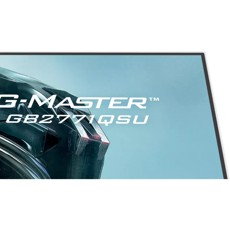 27 collu iiyama G-MASTER GB2771QSU-W1 monitors, 2560×1440 WQHD, Fast IPS, 2 ms, USB 3.2 centrmezgls, skaļruņi, VESA, augstumā regulējams (balts)