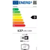 TV Hisense 100U8Q 100 collas (253 cm) 4K ULED viedais televizors Mini LED, VIDAA, Wi‑Fi, DVB-T2/C/S2, melns/pelēks