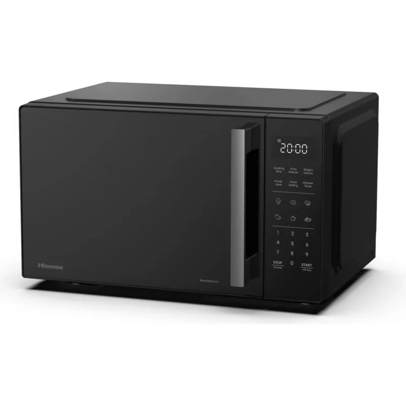 Hisense H23MOBS4HI Melns Solo mikroviļņu krāsns Uz darba virsmas 23 L 900 W