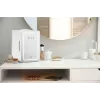 Mini ledusskapis ar LED kosmētikas spoguli Elle ESDAF01WHEU 6 L balts