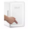 Mini ledusskapis ar LED kosmētikas spoguli Elle ESDAF01WHEU 6 L balts