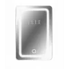 Mini ledusskapis ar LED kosmētikas spoguli Elle ESDAF01WHEU 6 L balts