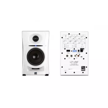 Kali Audio LP-UNF WH tuvā lauka monitoru statīvi studijas/galda monitoriem, balti, ar Bluetooth