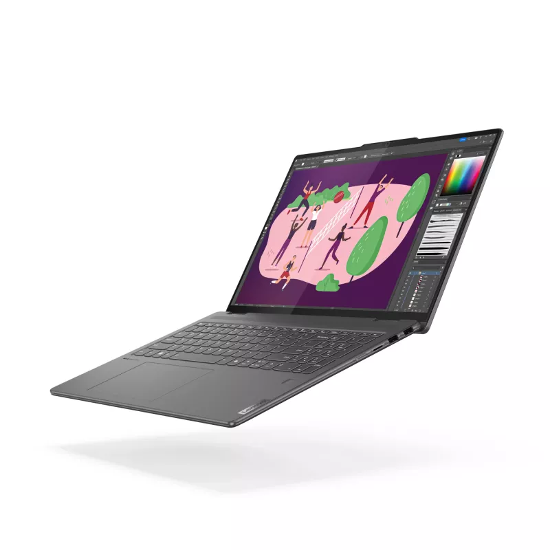 Lenovo Yoga 7 2-in-1 16IML9 Intel Core Ultra 7 155U Hybrid (2-in-1) 40,6 cm (16 collas) Skārienjutīgs WUXGA 16 GB LPDDR5x-SDRAM 1 TB SSD Wi-Fi 6E (802.11ax) Windows 11 Home US angļu valoda Pelēks