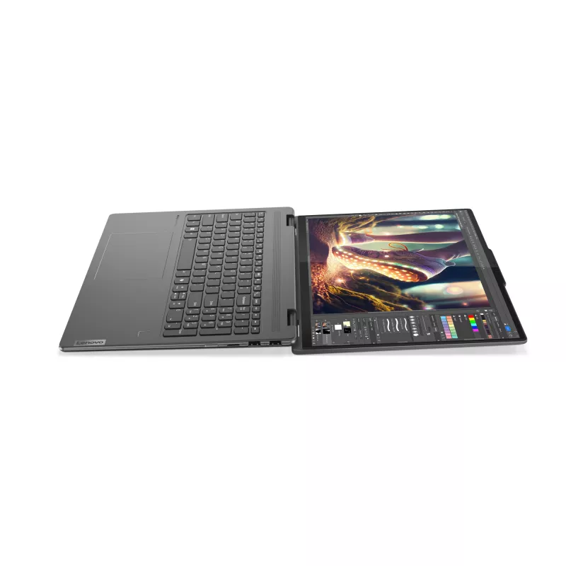 Lenovo Yoga 7 2-in-1 16IML9 Intel Core Ultra 7 155U Hybrid (2-in-1) 40,6 cm (16 collas) Skārienjutīgs WUXGA 16 GB LPDDR5x-SDRAM 1 TB SSD Wi-Fi 6E (802.11ax) Windows 11 Home US angļu valoda Pelēks