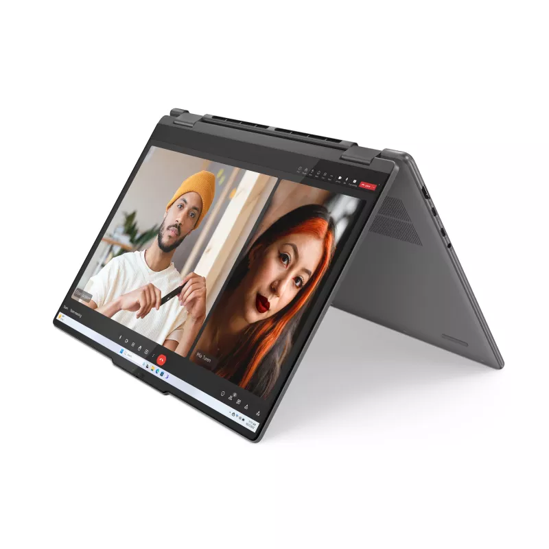 Lenovo Yoga 7 2-in-1 16IML9 Intel Core Ultra 7 155U Hybrid (2-in-1) 40,6 cm (16 collas) Skārienjutīgs WUXGA 16 GB LPDDR5x-SDRAM 1 TB SSD Wi-Fi 6E (802.11ax) Windows 11 Home US angļu valoda Pelēks