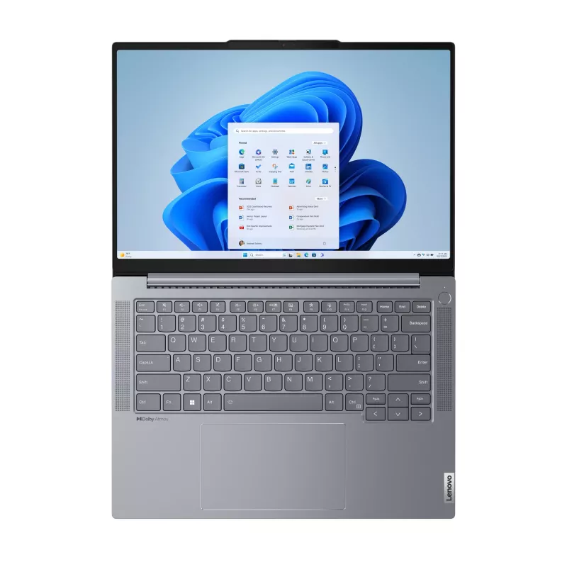 Lenovo ThinkBook 14 G6+ IMH Intel Core Ultra 5 125H Portatīvais dators 36,8 cm (14,5 collas) WQXGA 16 GB LPDDR5x-SDRAM 512 GB SSD Wi-Fi 6E (802.11ax) Windows 11 Pro US English Pelēks