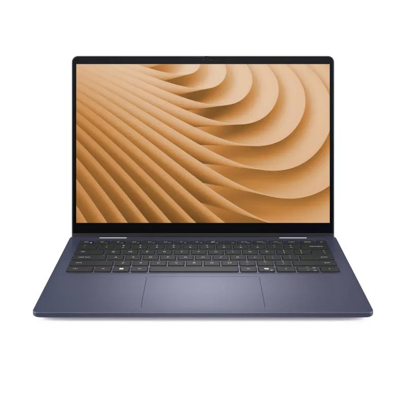 DELL 2-in-1 DB04255 AMD Ryzen™ AI 5 340 hibrīds (2-in-1) 35,6 cm (14 collas) skārienekrāns Full HD+ 16 GB LPDDR5x-SDRAM 512 GB SSD Wi-Fi 7 (802.11be) Windows 11 Home zils