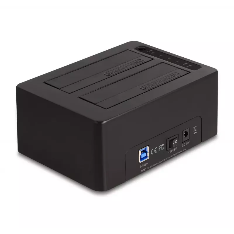HDD/SSD korpuss DeLOCK 64187 melns 2,5/3,5 collas 5 Gbit/s