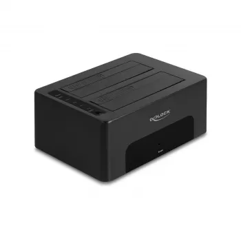 HDD/SSD korpuss DeLOCK 64187 melns 2,5/3,5 collas 5 Gbit/s
