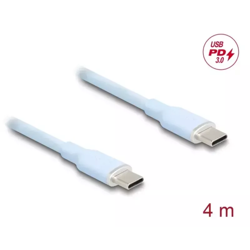 DeLOCK USB kabelis USB 2.0 4m USB C zils 81236