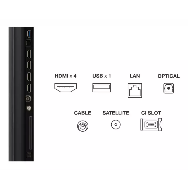 TCL C6K 65C6K televizors 165,1 cm (65 collas) 4K Ultra HD Smart TV Wi-Fi Metālisks
