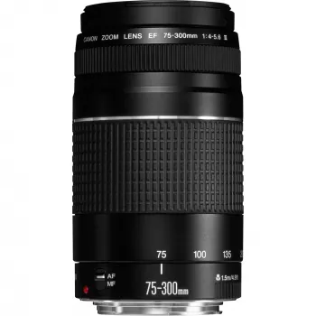 Canon EF 75-300mm f/4-5.6 III objektīvs, Telefoto objektīvs, 13/9, 75 - 300 mm, Canon EF, Autofokuss