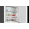 Siemens iQ500 KG49N4XAF ledusskapis-saldētava brīvi stāvoša 440 L Melna