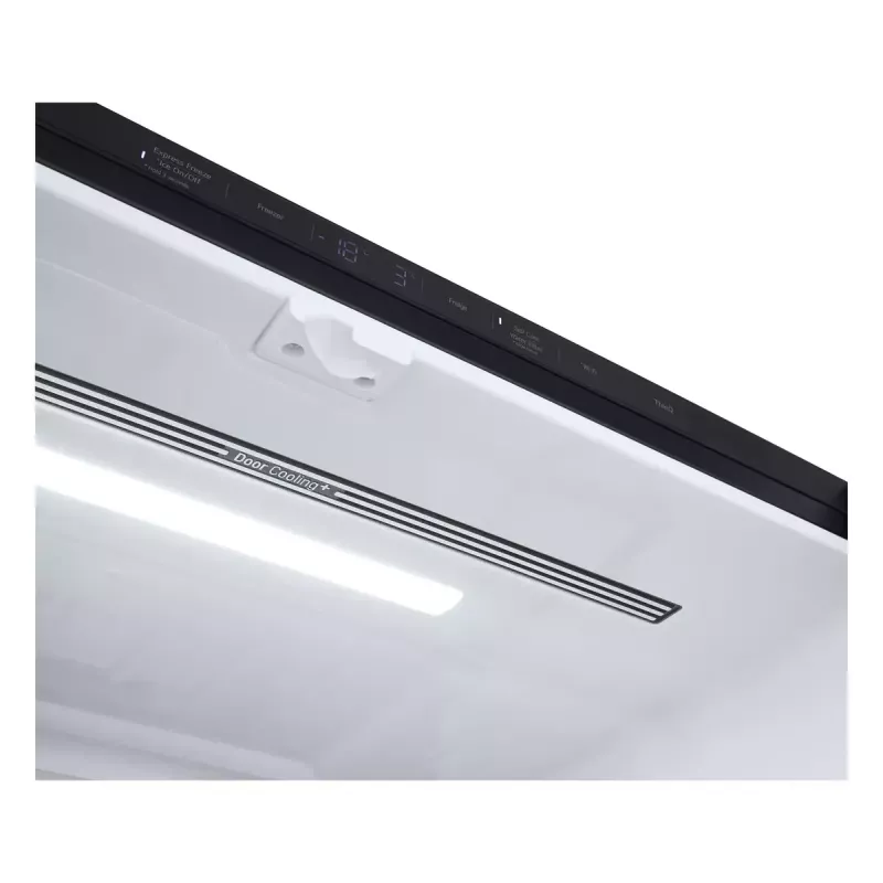 LG InstaView GMG960EVJE blakus esošais ledusskapis Brīvstāvošs 638 L Melns