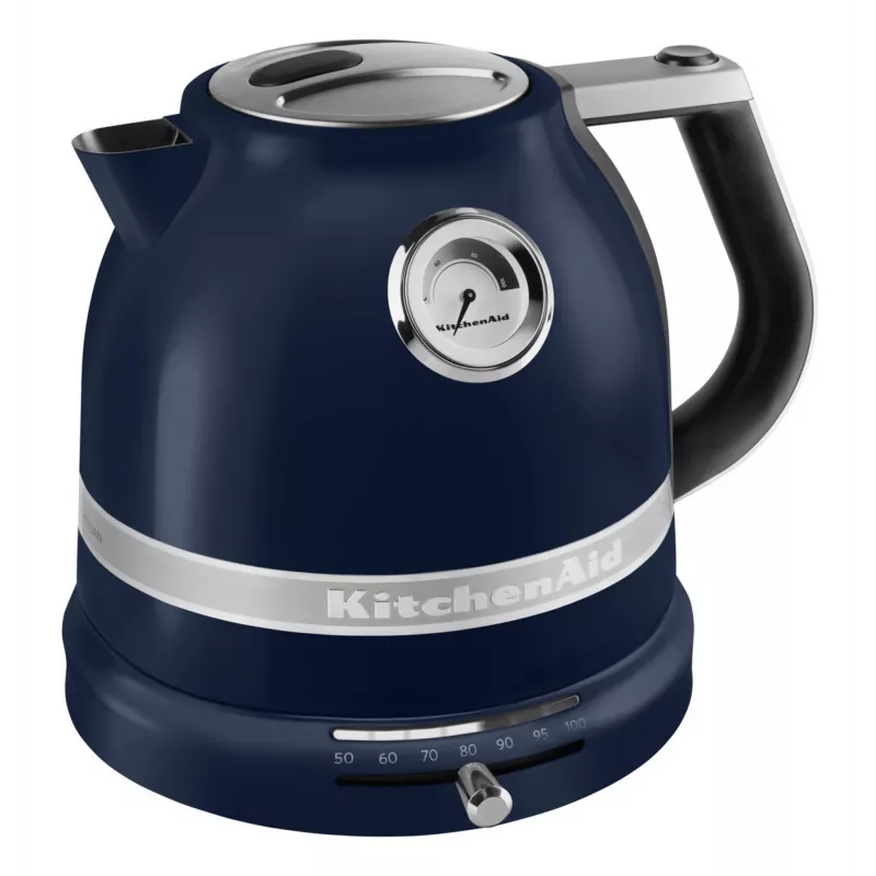 KitchenAid 5KEK1522EIB elektriskā tējkanna 1,5 L 2400 W Melna, Zila, Nerūsējošais tērauds