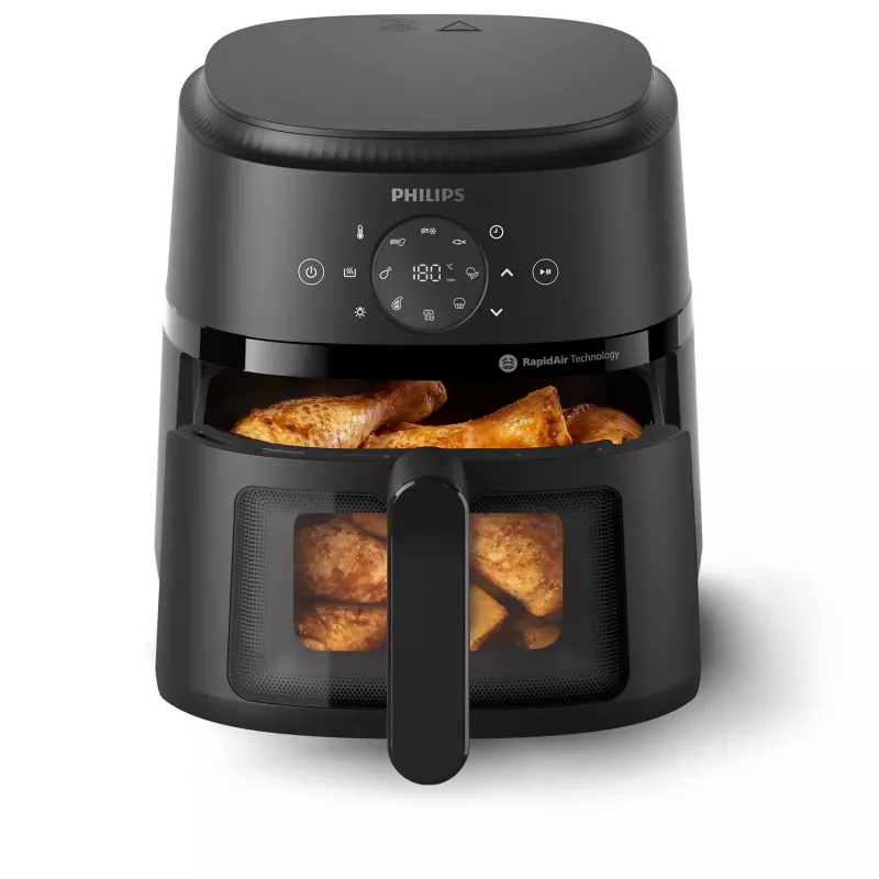 Philips 2000 sērijas NA220/00 fritieris Viena 4,2 L Brīvi stāvoša 1500 W Karstā gaisa fritieris Melna