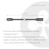 USB-C 40Gbps pagarinātāja kabelis 1 m — club 3d, USB C uz USB C, melns
