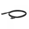 USB-C 40Gbps pagarinātāja kabelis 1 m — club 3d, USB C uz USB C, melns