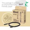 USB-C 40Gbps pagarinātāja kabelis 1 m — club 3d, USB C uz USB C, melns
