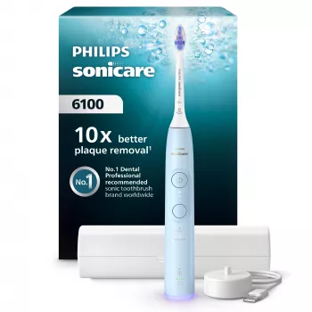 Philips Sonicare 6100 series Series 6100 HX7406/02 Uzlādējama zobu birste