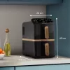 Philips 4000 sērijas Dual Stack Airfryer vertikālais grozs 10 L dubults brīvi stāvošs 2750 W karstā gaisa fritieris melns