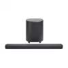 Soundbar JBL Bar 500MK2 Melns — 5.1 kanāli, 750 W, Dolby Atmos, bezvadu un vadu, zemfrekvences skaļrunis iekļauts
