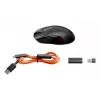 be quiet Dark Perk | Ergo pele Spēlēm Labās rokas RF bezvadu + USB Type-C Optiskais 32000 DPI