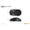 be quiet Dark Perk | Ergo pele Spēlēm Labās rokas RF bezvadu + USB Type-C Optiskais 32000 DPI