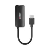 Lindy HDMI 8K60 uz DisplayPort 1.4 pārveidotājs, 0,157 m, HDMI Type A (standarta), DisplayPort, vīrišķais, sievišķais, taisns