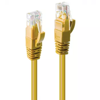 Lindy 30m Cat.6 U/UTP tīkla kabelis, dzeltens, 30 m, Cat6, U/UTP (UTP), RJ-45, RJ-45, dzeltens